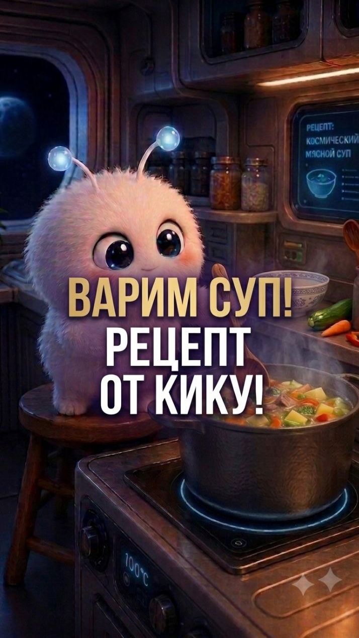 Что едят космические пушистики? Кику раскрывает свой рецепт!