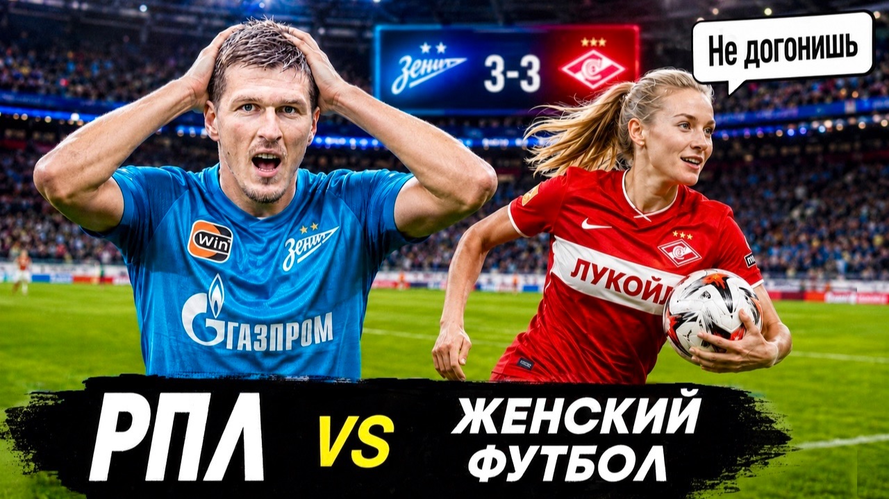 Что лучше РПЛ или ЖЕНСКИЙ ФУТБОЛ  Безумные фанаты зарплаты как у Месси и Роналду смешной футбол