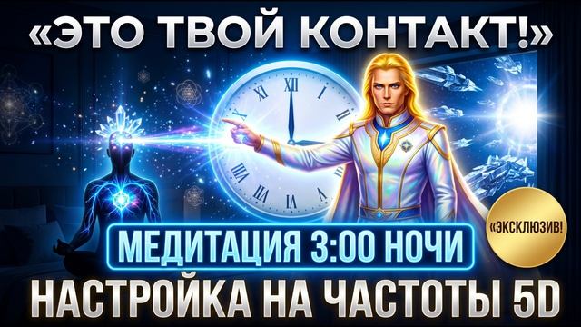 Медитация 3:00 ночи: Настройка на частоты Галактической Федерации Света ( Аштар Шеран)