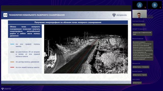 Определение продольной ровности автомобильных дорог на основе микропрофиля проезжей части при помощи