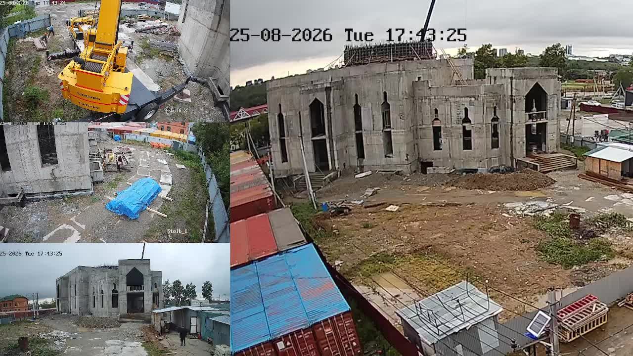 25.08.2026г.Live с места строительства первой Дальневосточной соборной мечети.
