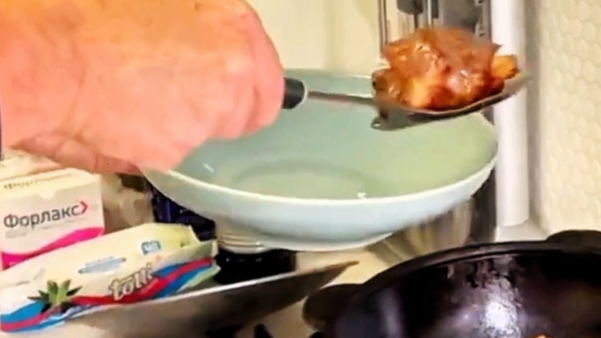 вытаскиваем мясо