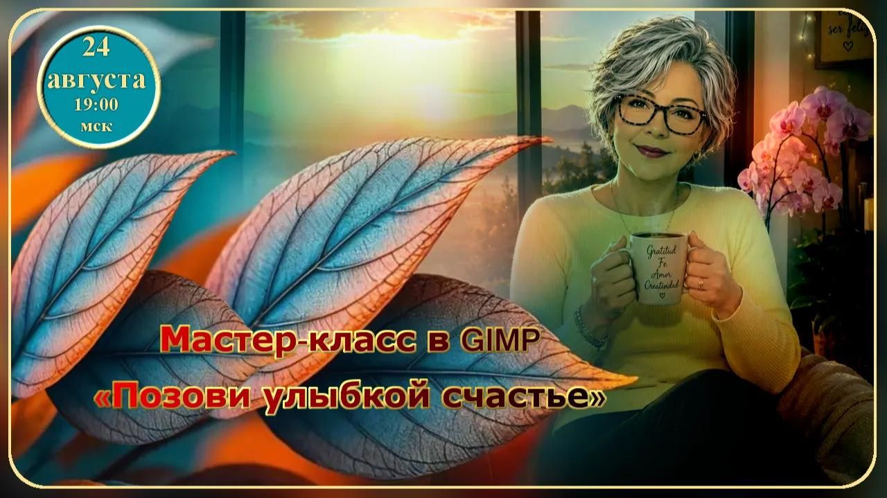 Графика, коррекция, дизайн. 24.08.2026. МК Позови улыбкой счастье