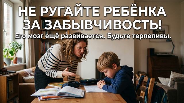 Не ругайте ребёнка