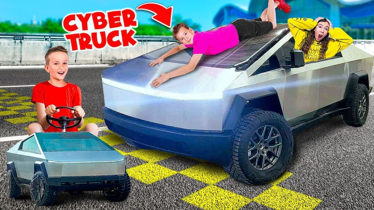 2  24 ЧАСА на Tesla Cybertruck!