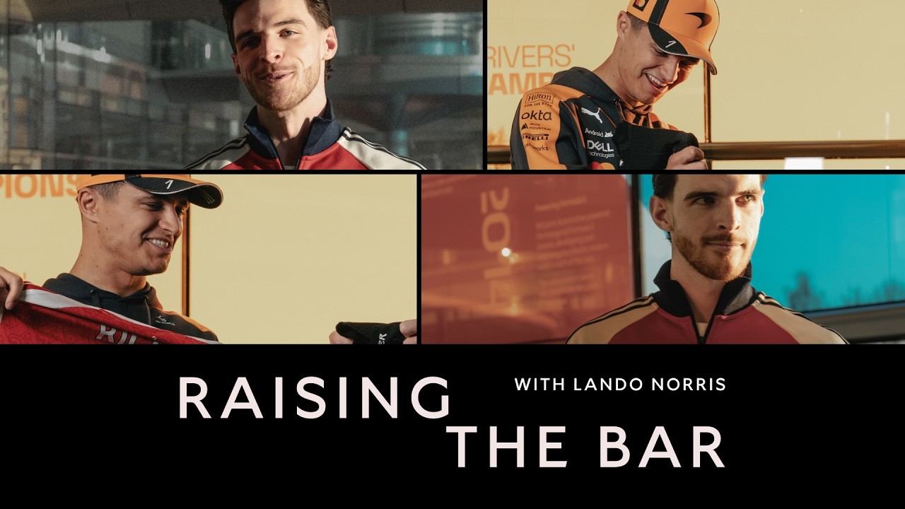 Declan Rice meets Lando Norris    Raising The Bar  An Arsenal Original