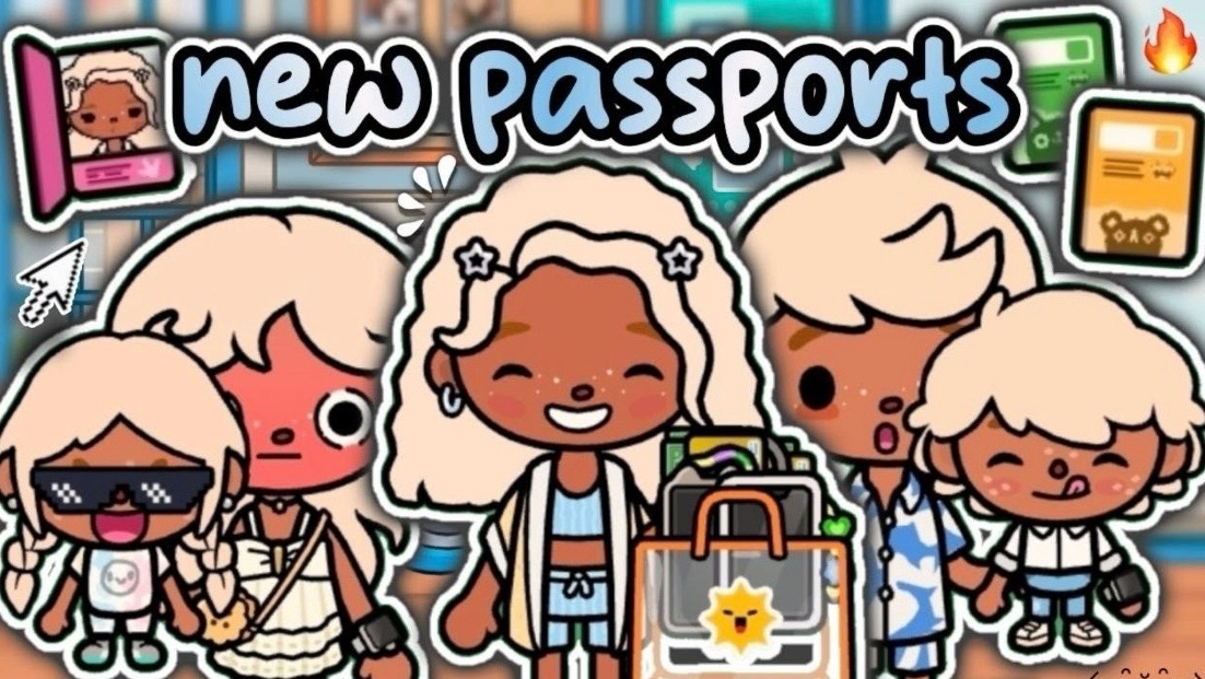  ДЕЛАЕМ НОВЫЕ ПАСПОРТА влог тока бока - Toca Boca World Roleplay - toca twix