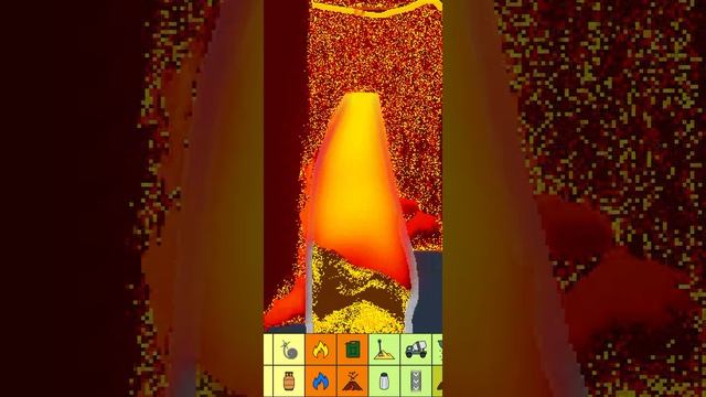 сделал вулкан в игре песочница