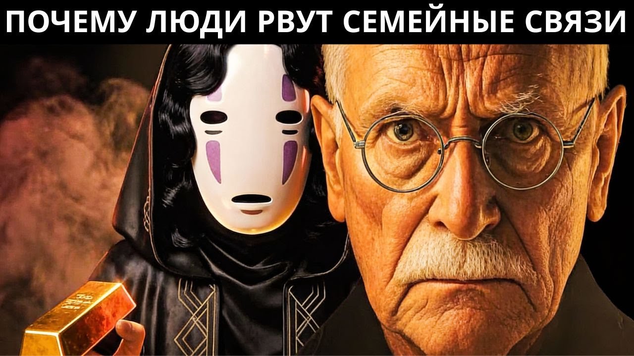Почему люди РВУТ связь с семьёй… тайная правда 💔🧠 – Карл Юнг
