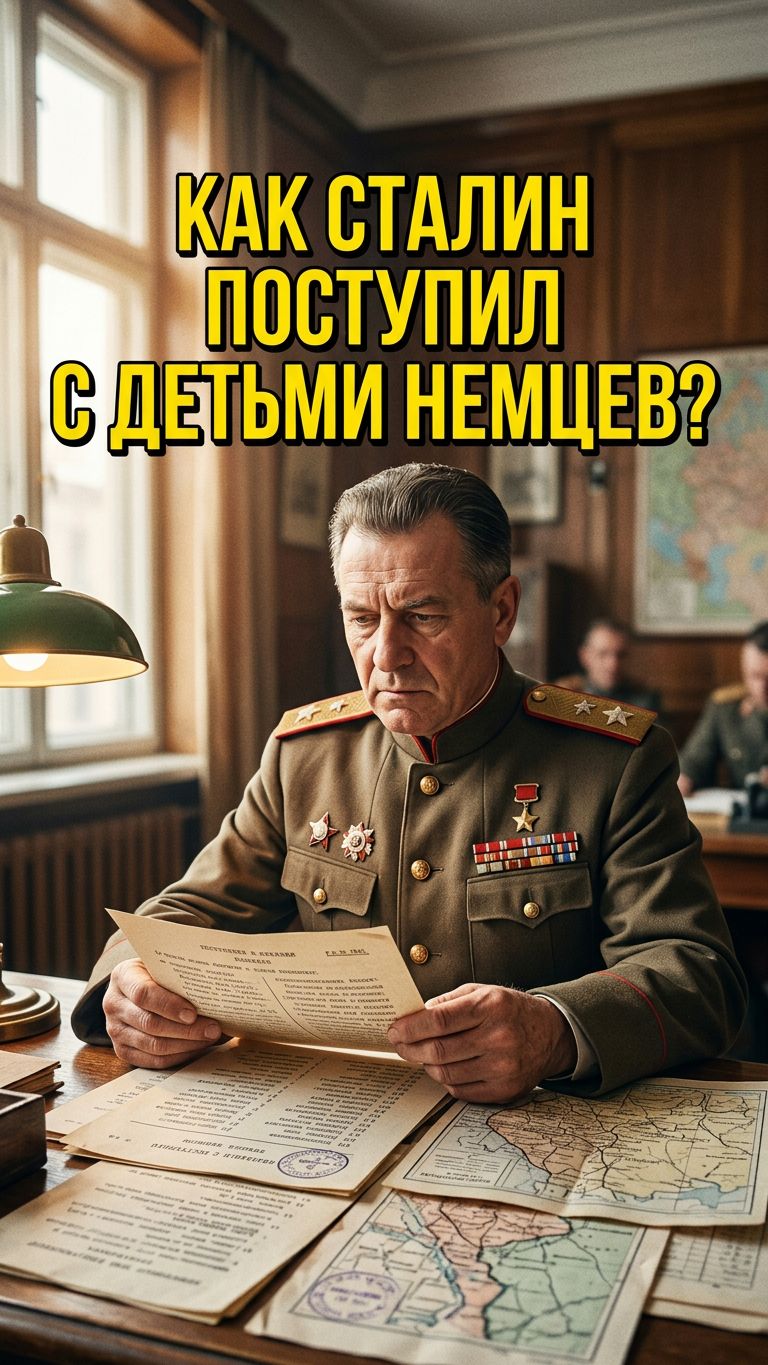 СЕКРЕТНЫЙ ПРИКАЗ СТАЛИНА 1945 ГОДА! Что он сделал с детьми от немецких солдат?! 😱