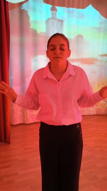 Дубинина Наталья, 14 лет. Н. М. Рубцов «Видения на холме»