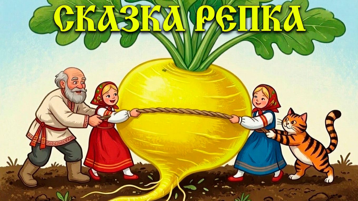 Сказка РЕПКА для малышей - Мультик сказка для детей