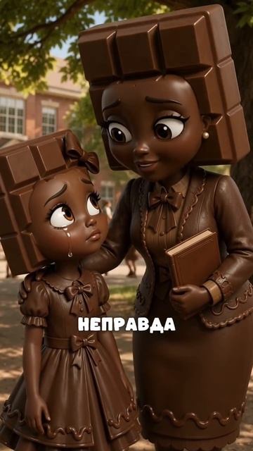 Все беды из-за того что она чёрная. Сложная история шоколадок 🥺 часть 1
