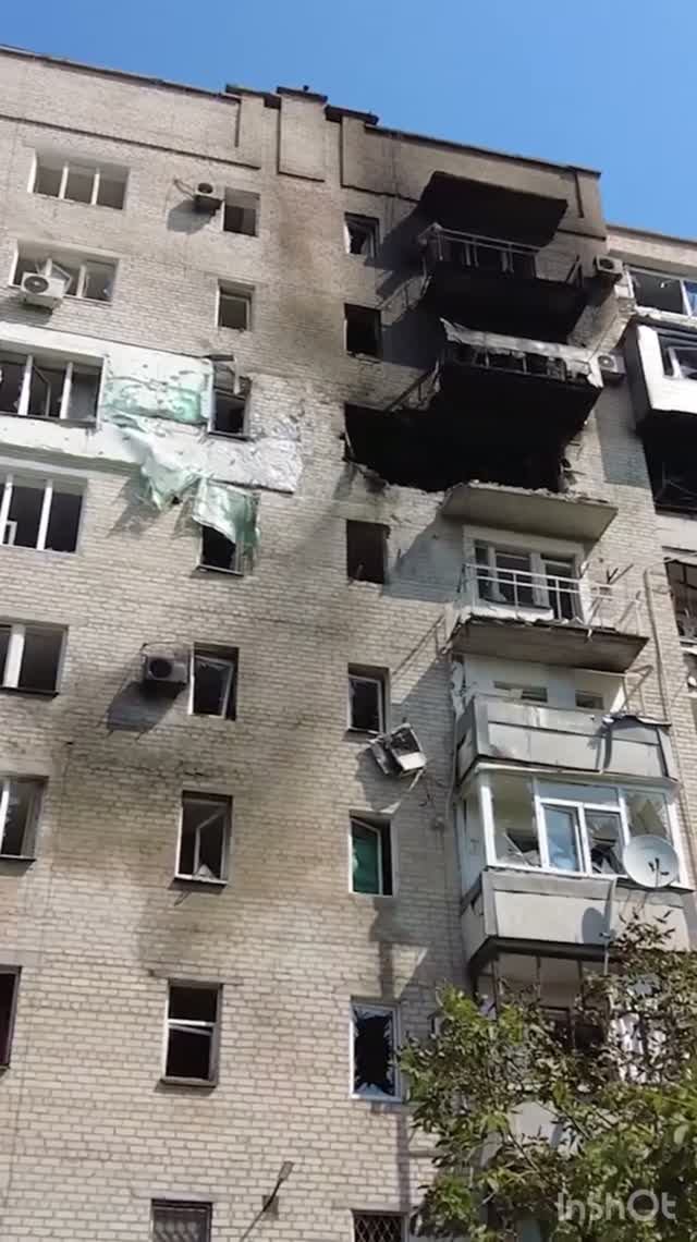 Последствия атаки ВСУ на Мелитополь