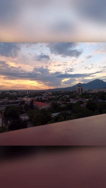 Закат над г. Пятигорском  #4k #пятигорск #timelapse