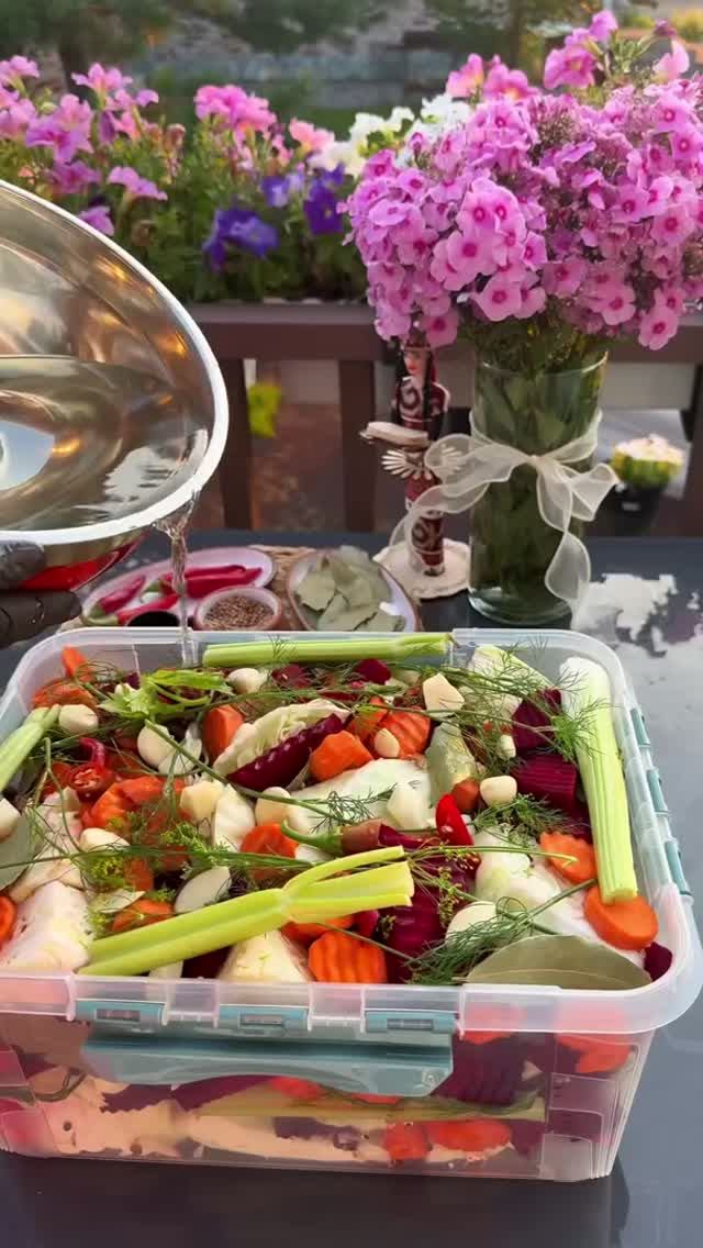 Хрустящая капуста по-гурийски.