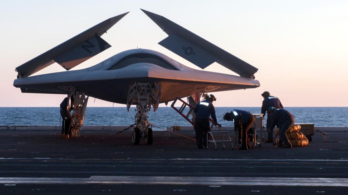 Northrop X-47B — Прототип ударного БПЛА морского базирования