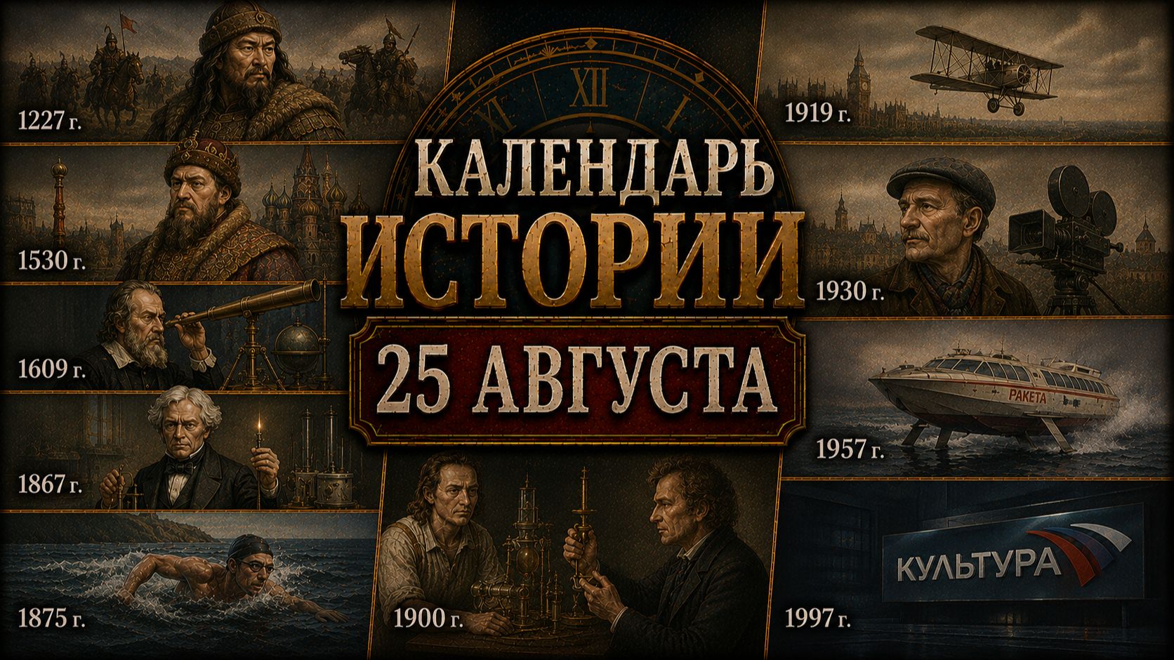 КАЛЕНДАРЬ ИСТОРИИ 25 АВГУСТА
