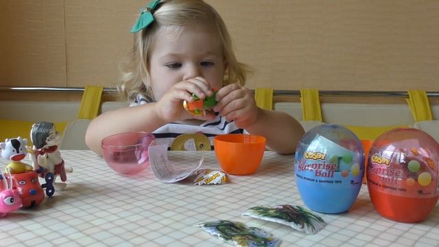 ✿ Заводные Животные в Яйцах Сюрприз Игрушки Распаковка Animals Toys Plastic Surprise Eggs