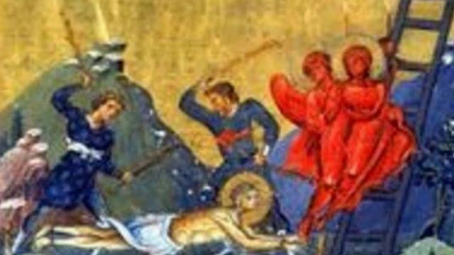 Мученики Памфил и Капитон Оливрийские (Константинопольские).