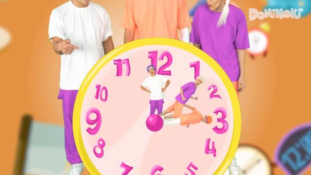 Часы ⏰ | Детские песни и стишки | Dominoki