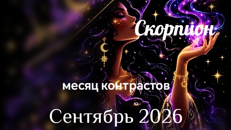 Скорпион Сентябрь 2026