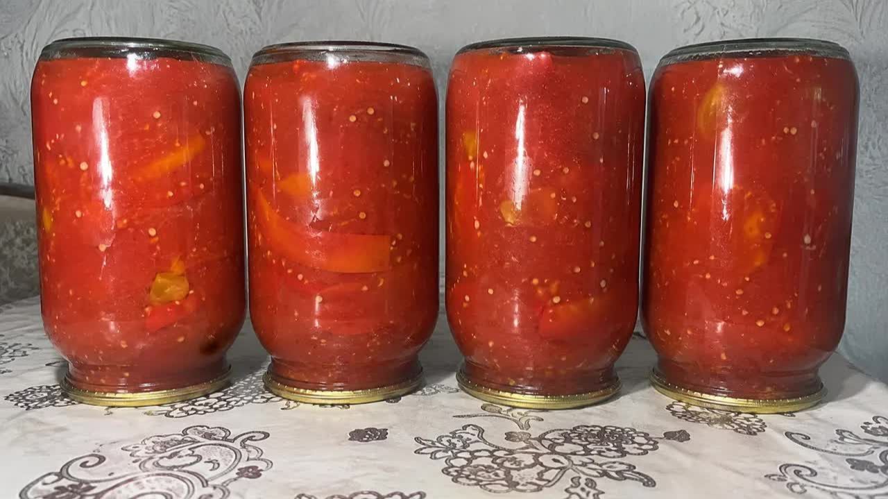 ЛЕЧО на ЗИМУ из ПЕРЦА и ПОМИДОРОВ! Готовлю ТОЛЬКО ТАК — просто и очень вкусно!