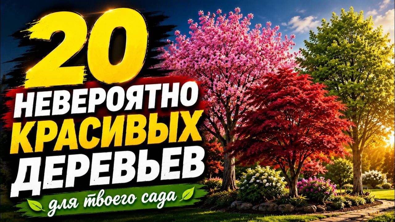 Какие деревья посадить в саду и огороде