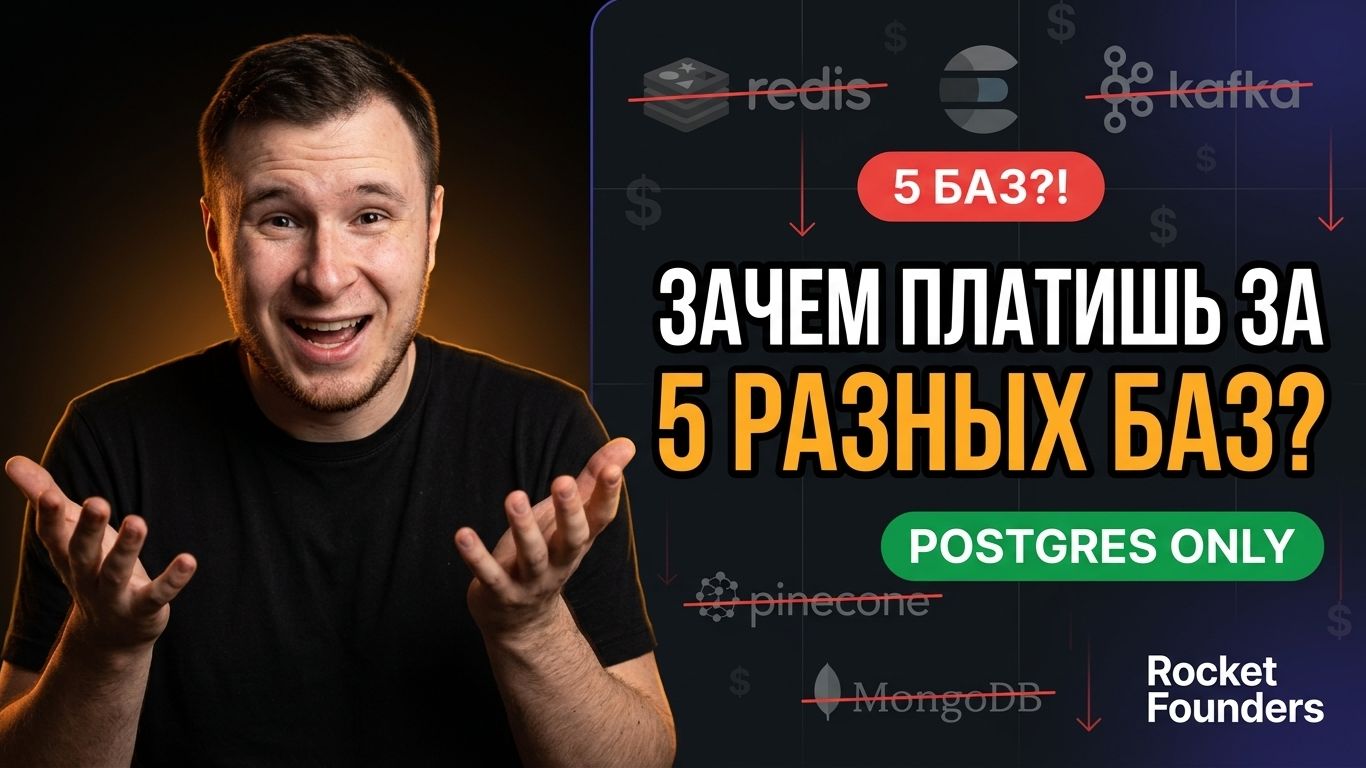 PostgreSQL заменит весь твой стек: Redis Kafka Pinecone