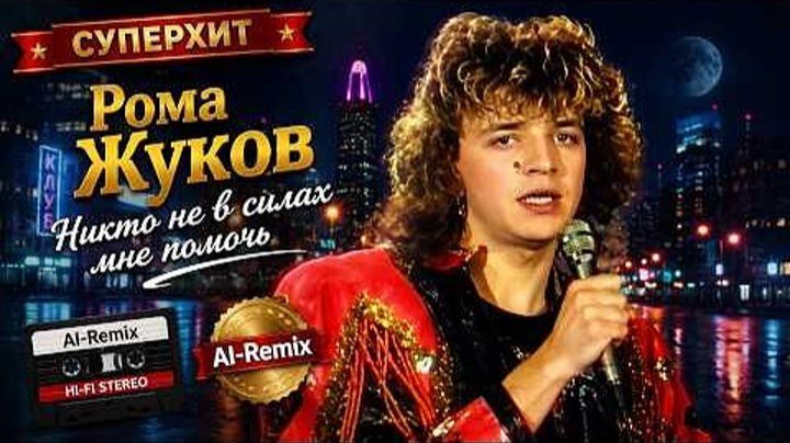 Никто не в силах мне помочь (AI Cover) - Рома Жуков - СУПЕРХИТ 80-х