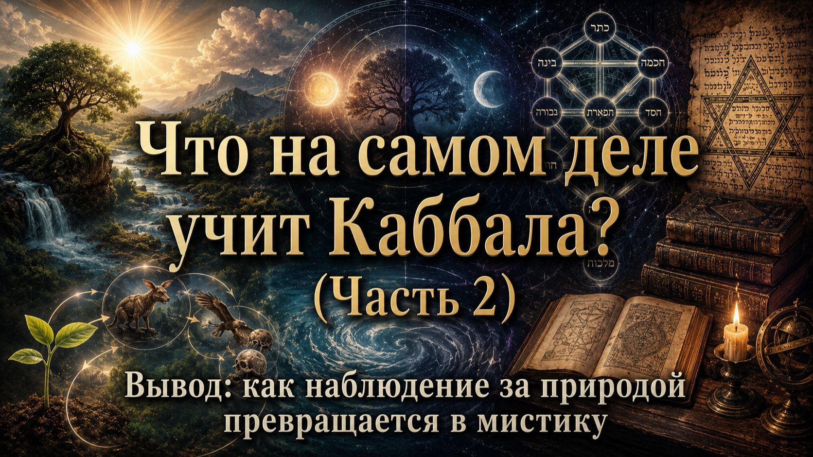 Чему на самом деле учит Каббала? / Как наблюдение за природой превращается в мистику