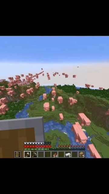 ферма свинок|MINECRAFT
