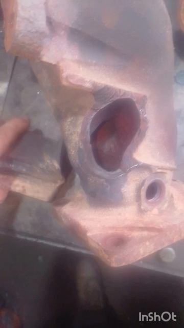 Газель бизнес заводской дефект выпускного коллектора.