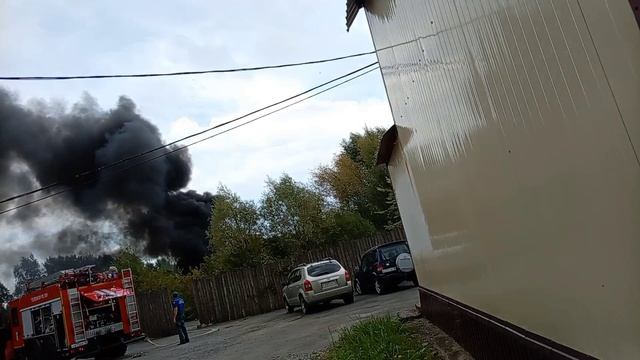Пожар в Ижевске Индустриальный район
