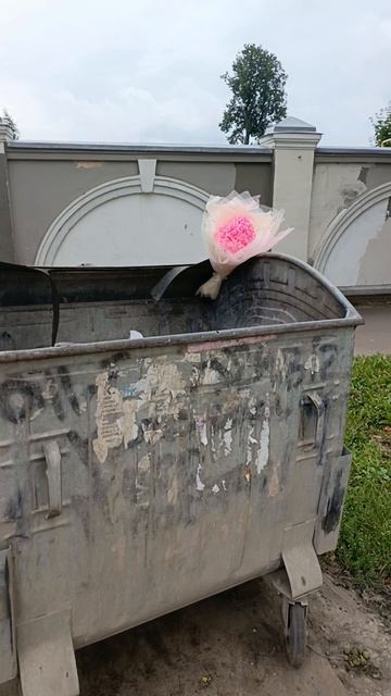 цветы на помойке
