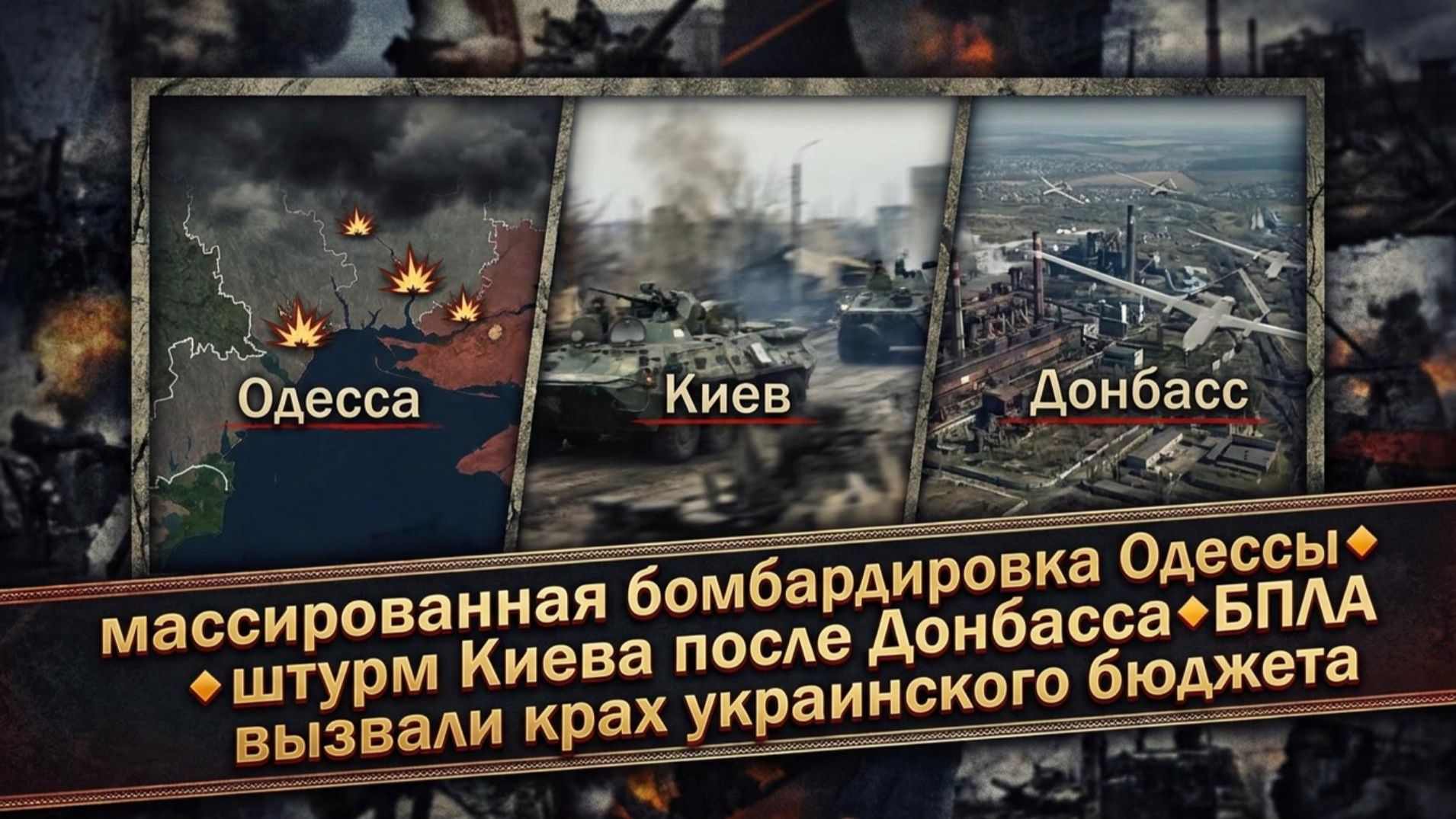 ⚡️Меркурис | Одесса в огне, Киев на осадном положении, Украина без денег из-за дронов!