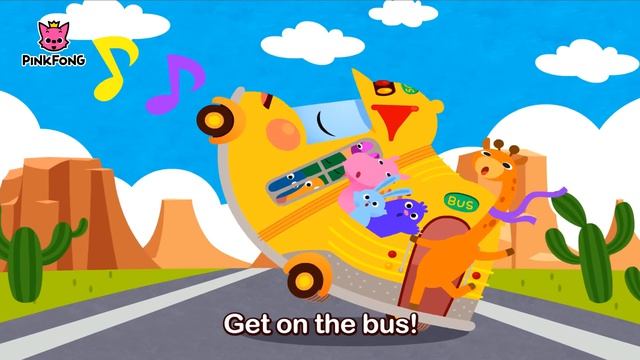 Песня про автобус | Колёса автобуса | Песни про машины | Песни PINKFONG для детей