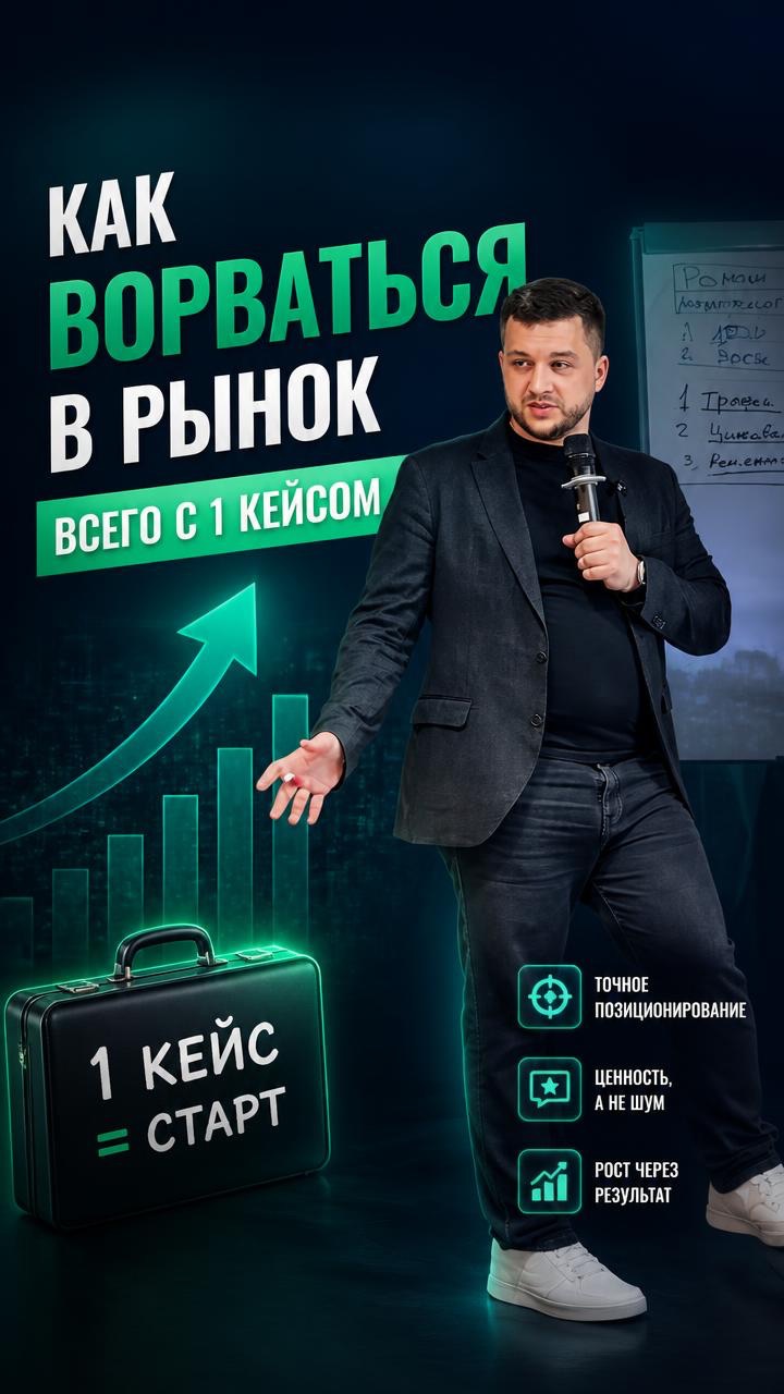 Как зайти в рынок с одним кейсом