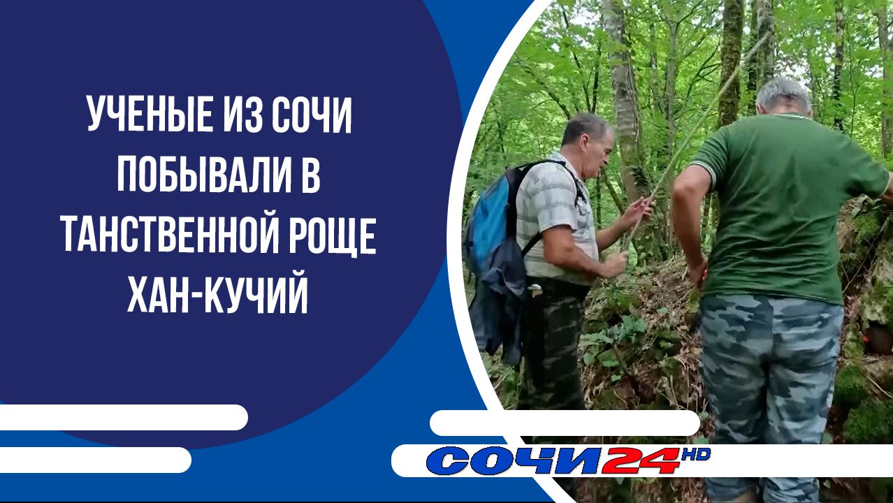 Ученые из Сочи побывали в танственной роще Хан-Кучий