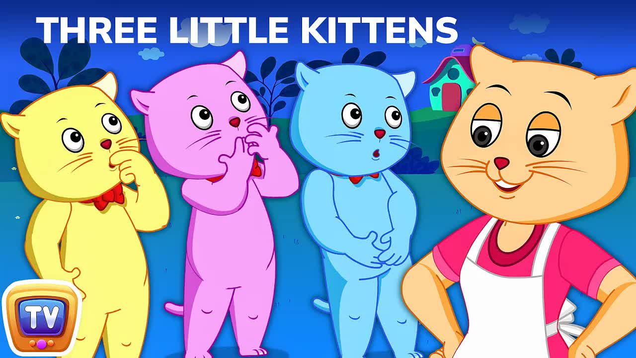 Три маленьких котенка | Детские стишки от ChuChu TV Детские песни