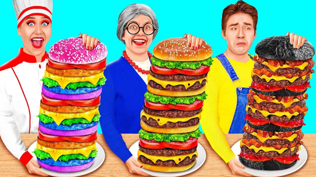 Кулинарный Челлендж# Я против Бабушки # Сумасшедшие Кулинарные Идеи от Fun Fun Challenge