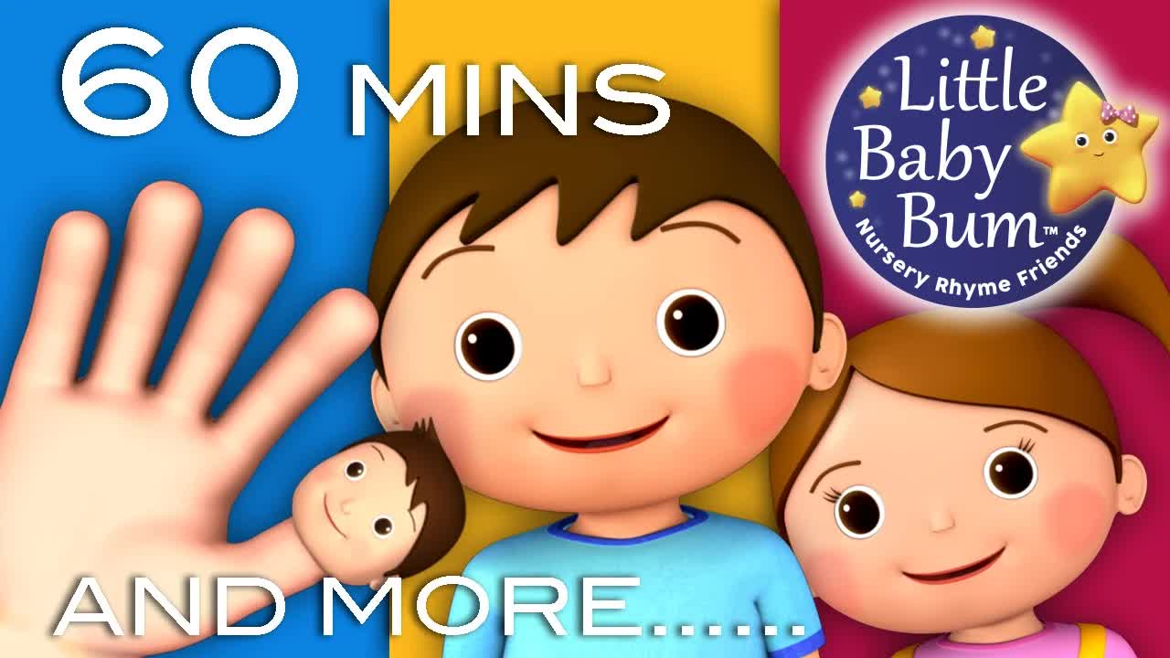 Учись с Little Baby Bum | Пальчиковая семья | Детские стишки | Азбука и цифры | Мультфильм