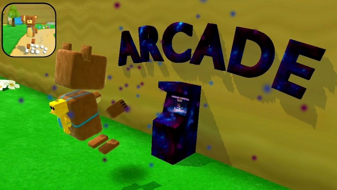 Супер МИШКИ Super Bear Adventure ОТПРАВИЛСЯ В АРКАДНЫЙ МИР С МИНИ ИГРАМИ! Прохождение игры