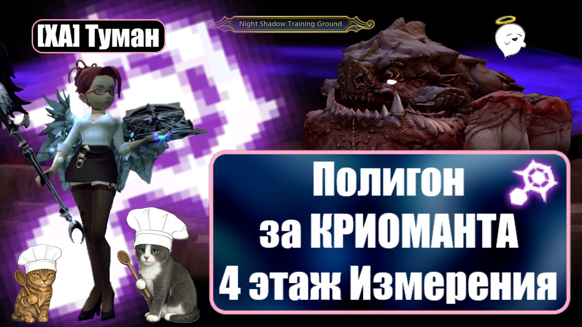 Полигон 4F за КРИОМАНТА  [New Dragon Nest - драгон нест]
