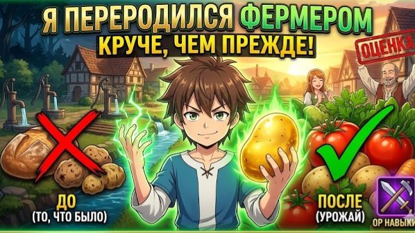 Я переродился фермером с читерскими навыками! _ Рекап аниме_манги