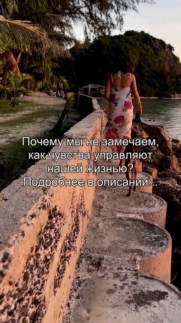 Почему мы не замечаем,
как чувства управляют
нашей жизнью?
Подробнее в описании...