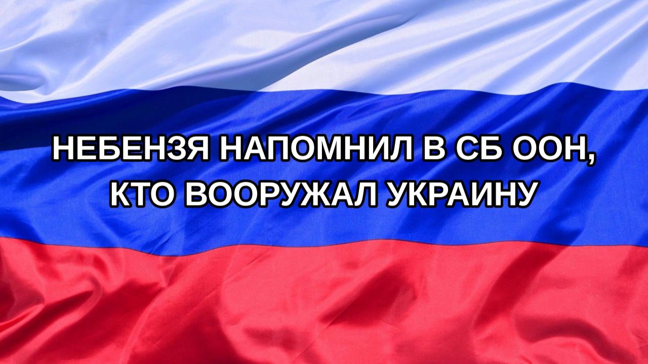 Н. РФ Небензя напомнил в СБ ООН кто вооружал Украину