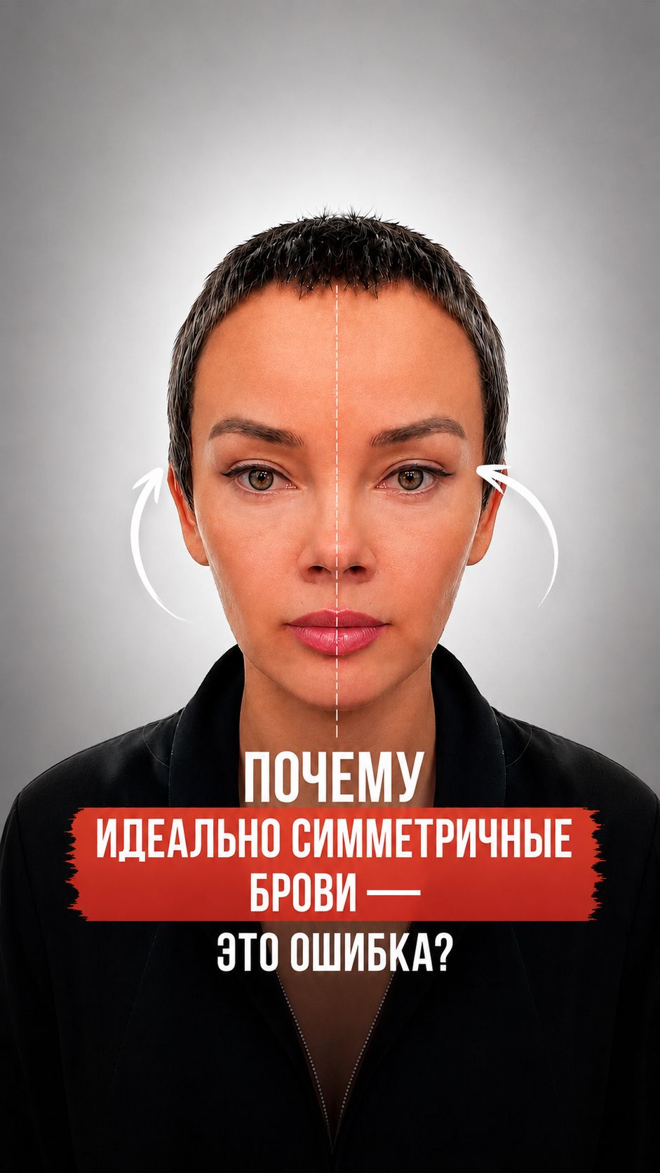 Почему идеально симметричные брови - это ошибка? #перманентныймакияж #татуаж #брови #nepigments