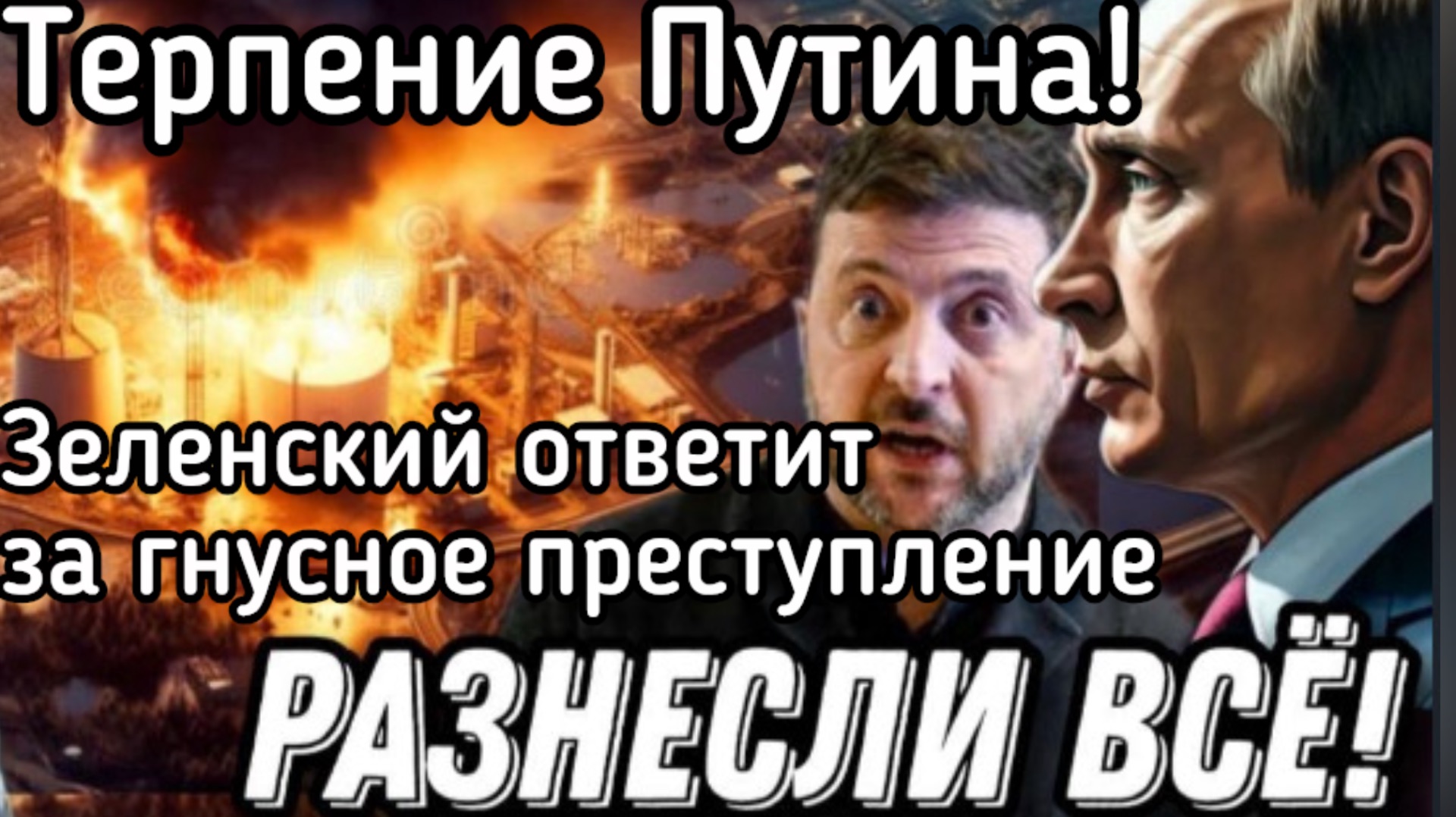 Гнусное преступление гниды Зеленского! Такое Путин точно не простит! Бункер больше не спасет