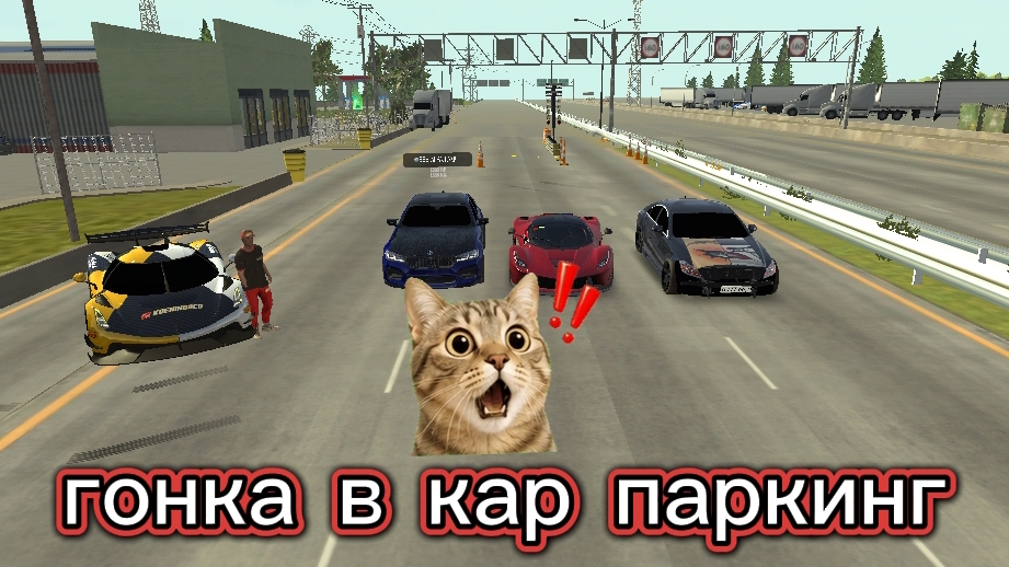 Гонка в кар паркинг 